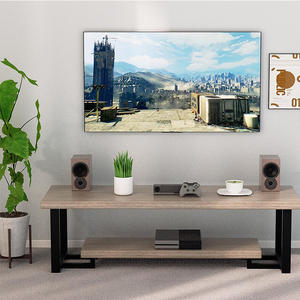 Pieds de banc robustes / Pieds de table carrés en métal DIY, hauteur 16 pouces, largeur <span class=keywords><strong>18</strong></span> pouces, pieds de table basse améliorés à 2 niveaux - Product Image 3