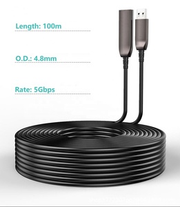 Cavi di Prolunga USB 3.<span class=keywords><strong>0</strong></span> in Fibra Ottica PVC Anti-interferenza a Zero Perdita di Segnale, Trasmissione Ultra Lunga 100m 328ft, 12 Mesi - Product Image 4