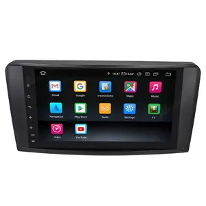汽车收音机音频汽车dvd多媒体播放器GPS导航，用于奔驰ML W164 GL X164 2005-2012触摸屏2 din Android立体声
