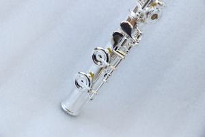 Bon marché, flûte étudiante, flûte métallique d'usine, instrument de musique, flûte transversale - Product Image 5