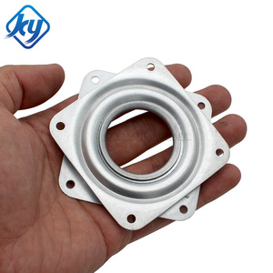 Plateau pivotant Ke Yang 2, 3, 4, 6 pouces en acier galvanisé, base carrée, pour meubles, présentoir à vin - Product Image 4