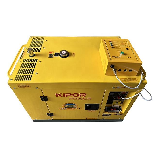 KIPOR Power 10kva Silent Diesel Generator 50/60Hz Single Phase Sound Proof with ATS Option 8KW Diesel Electric Generators