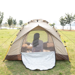Tente de randonnée ultralégère pour <span class=keywords><strong>4</strong></span> personnes, installation facile, une chambre, ouverture rapide, fabrication pop-up, pour le camping en plein air. - Product Image 5