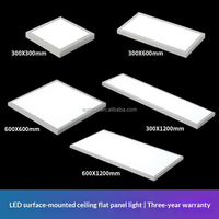 Panneau LED à haute efficacité 6000k, encastré, rétroéclairé, IP40, downlight pour bureau, usine