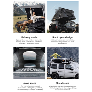 Tienda de Campaña para Techo de Coche ADA Overland, Carcasa Rígida de ABS, Montaje Rápido, Tienda de Campaña para Techo de Coche 4x4 - Product Image 3