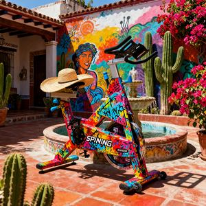 Vélo d'entraînement à air personnalisé en gros pour projet de marque de fitness OEM et commande de salle de sport commerciale de grande taille - Product Image 5