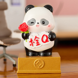 Caja Sorpresa de Figuras de Resina Yu Mo para Oficina, Muñecos de Dibujos Animados, Regalo Creativo para Decoración de Escritorio - Product Image 3