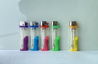 Vente chaude Briquet à roue à silex en plastique de haute qualité Cricket CR  Longueur avec lumière LED