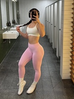 Leggings Impact taille haute, longueur cheville, sans coutures, en Spandex/Nylon, extensibles dans quatre directions, effet ventre plat, respirants, écologiques