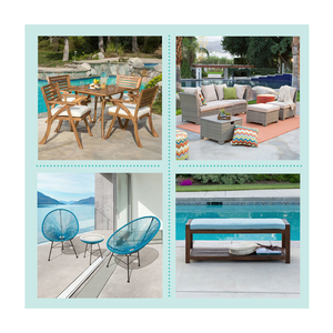 Modern Aluminum <strong>Rattan</strong> Dining Set Garden Patio Outdoor Wicker Furniture for Hotel Exterior Use Includes Sofa <strong>Corner</strong> - Product Image 2