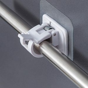 New Design <b>Plastic</b> Adhesive <b>Hooks</b> for Curtain Rod Holder and Clothing Eco-Friendly Wall Mounted Sticky <b>Hooks</b> - Product Image 2