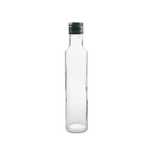 Venta al por mayor 250ml transparente botella de vidrio redonda con tapa para cocina de palma de aceite de Camelia - Product Image 2