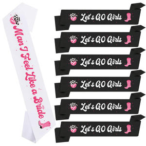 Denim Bachelorette Party Decoration Bridal Bachelorette Girl Theme Party Etiquette Shoulder Strap <b>Bracelets</b> - Product Image 4