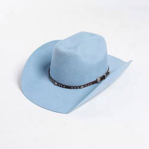 Sombreros de Vaquero Clásicos Unisex de Fieltro al por Mayor para Exteriores, Cuatro Estaciones, Profesionales, OEM, Marca Personalizada - Product Image 5