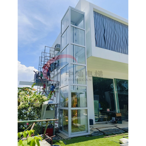 Ascensor Residencial Moderno para Viviendas <span class=keywords><strong>de</strong></span> 2 Pisos, Elevador para el Hogar con Cabina <span class=keywords><strong>de</strong></span> Vidrio y Puertas Automáticas, Ascensor para Pasajeros - Product Image 5