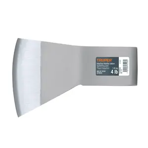 Truper 4 lb Hache à fendre à usage moyen Tête de hache en acier au carbone avec manche en bois pour le camping et les applications de coupe - Product Image 1