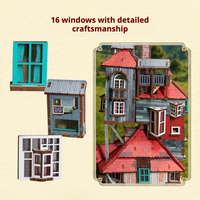 Puzzle 3D en bois Harry Potter La Cabane de Griffoyer Ensemble de blocs de construction Modèles de construction Jouets Cadeaux pour enfants