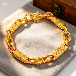 Bracelet à motif torsadé Bagua, fabricant <span class=keywords><strong>de</strong></span> bijoux <span class=keywords><strong>de</strong></span> marque chinoise SL600 - Product Image 2