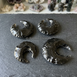 Puntas de Flecha de Obsidiana Negra Nativa de Ágata - Gemas Talladas y Grabadas de Feng Shui, Coleccionables, Mayorista y Distribuidor Rozrin - Product Image 3