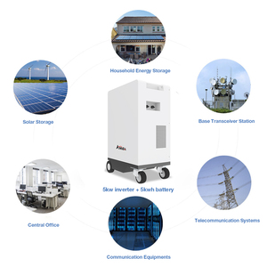 가정용 에너지 저장 시스템 5kwh 10kwh 올인원 스택 하이브리드 인버터 FOR 51.2v 5kw 리튬 이온 배터리 태양열 리튬 배터리 - Product Image 5