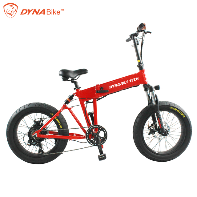 Dynavolt Customized Color Intelligent Electric Bicycle Folding Ebike Lithium Battery 200 - 250w 48V 30-50km/h Brushless > 60 Km