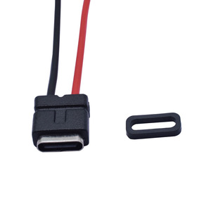 Type-C2Pin 母头连接器，6 级防水设计，包括防水垫圈；兼容 USB 设备。 - Product Image 1