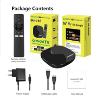 V8 Android TV Box Buena calidad y alta resolución 4K Set-Top Box BT Voice5.0 Dual Band 2,4 5G WIFI Amlogic Android 15 TV BOX
