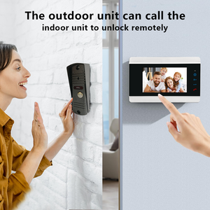Sistem Interkom Telepon Pintu Video Luar Ruangan Tahan Air 7 Warna dengan Video - Product Image 3
