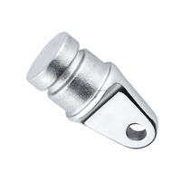 Bouchon de tuyau triangulaire en acier inoxydable de raccord supérieur de Bimini de marque TangRen avec oeil intérieur matériel marin bateaux à joint pivotant