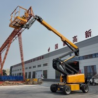 Vente directe usine : Plateforme élévatrice articulée autopropulsée 22M, capacité 250KG, avec inspection vidéo avant livraison