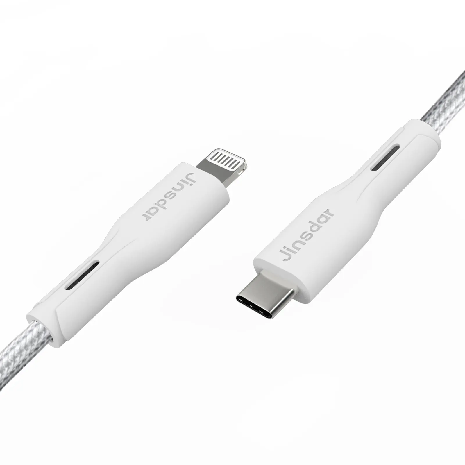 Jinsdar MFi cable 60W 6FT 480mbps USB C to Lightning charging cable MFi certified for iphone, ipad, ipod