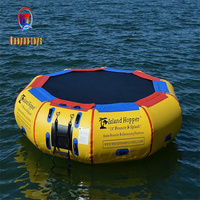 Trampolín de agua inflable barato, inflable de gorila Pvc, cama de salto de agua inflable flotante