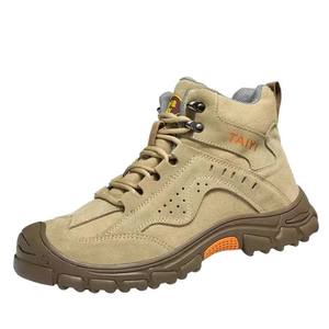 أحذية احترافية من الشركة المصنعة للبقر سويدي في الهواء الطلق ، أحذية عالية الجودة لأعمال البناء مانعة للإنزلاق - Product Image 5