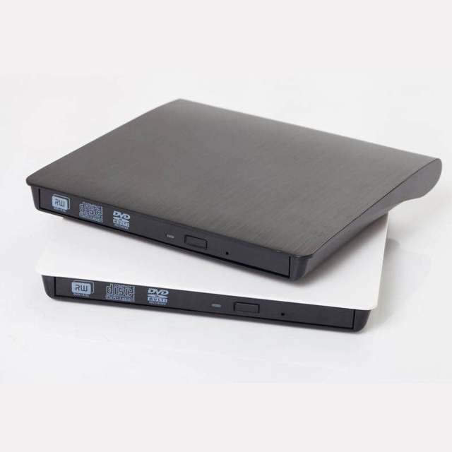 External DVD ROM Optical Drive USB 2.0 CD/DVD-ROM CD-RW Player Burner Slim Portable Reader Recorder Portatil for Laptop