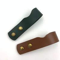 Support de tuyau en cuir PU à vente chaude support de pointe de cigarette de style américain rétro support de fumer réglable pour les cadeaux de fête des pères