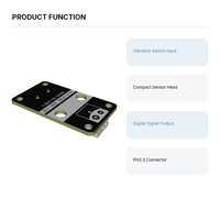 Module de capteur de vibrations haute sensibilité, détection numérique des impacts et mouvements, carte à 3 broches pour alarme de sécurité Arduino