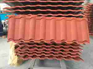Zweifarbige Kerala-Stil Dachziegel Dachplatten Synthetisches Harz Terrakotta Feuerfeste <span class=keywords><strong>Zic</strong></span>-Sandwichplatte - Product Image 4