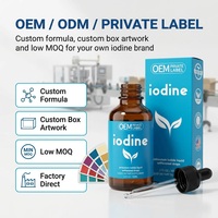 Iodure de potassium liquide en gouttes 60 ml, complément d'iode sans saveur, OEM ODM, marque privée