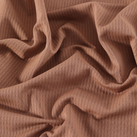 Tissu jacquard tissé en tricot à la trame, résistant à l'abrasion, haute élasticité, 95% polyester, 5% élasthanne, à carreaux, teint, pour vêtements de yoga d'été et tenues de sport