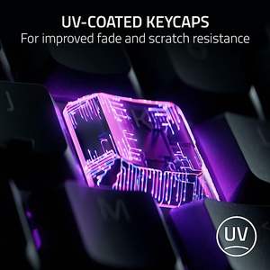 Clavier de jeu <span class=keywords><strong>Razer</strong></span> Ornata V3 TKL, membrane méca, touches à profil bas, rétroéclairage RVB, touches avec revêtement UV, USB-C avec repose-poignets - Product Image 4