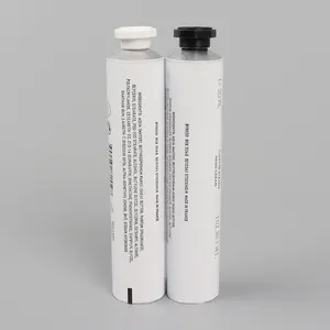Custom bianco crema per le mani in alluminio composito tubo cosmetico laminato di plastica