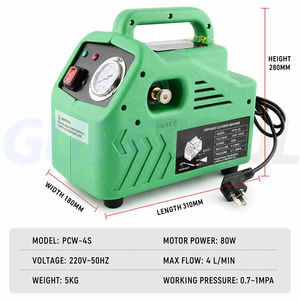 Pompe de nettoyage et de charge pour climatisation centrale PCW-4S – Machine de nettoyage pour climatisation automobile et domestique - Product Image 4