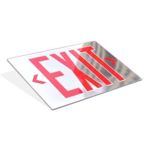 Panneau d'affichage personnalisé, signalisation d'urgence en acrylique pour la sécurité incendie, panneau de sortie - Product Image 2