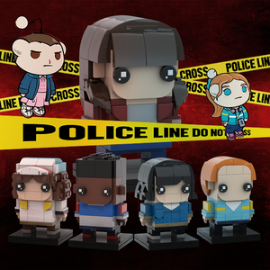 Set di Costruzioni Modello <span class=keywords><strong>Stranger</strong></span> <span class=keywords><strong>Things</strong></span>, Action Figure Brick Head, Giocattoli Brick Square Head, Regalo per Bambini - Product Image 4