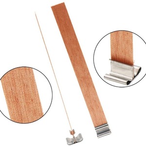 Bougies en copeaux <span class=keywords><strong>de</strong></span> bois double couche écologiques personnalisées <span class=keywords><strong>de</strong></span> haute qualité avec mèche en bois pour bougies pilier en soja – Vente en gros - Product Image 1
