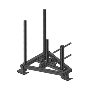 Traîneau de musculation Premium Prowler Football en acier, réglable et durable, avec <span class=keywords><strong>harnais</strong></span> de traction - Product Image 4