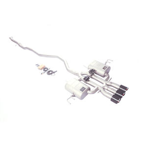 Sistema de Escape Catback con Válvula de Silenciador de Acero Inoxidable Ss304 de <span class=keywords><strong>Triple</strong></span> Salida Central para <span class=keywords><strong>Honda</strong></span> Civic Type-<span class=keywords><strong>R</strong></span> Fl5 2.0T - Product Image 5