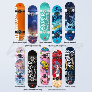 Fabricants de skateboards en gros, skateboards de rue pour débutants, adultes, professionnels, absorption des chocs, quatre roues, double - Product Image 1