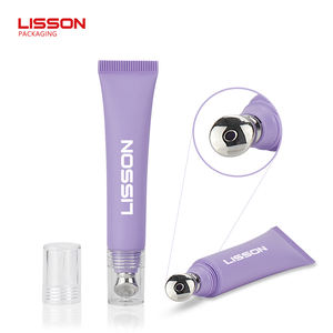 OEM 화장품 10ml 15ml 아이크림 세럼 립글로스 립밤 용기 PE 스퀴즈 튜브 포장 (메탈 아연 합금 어플리케이터 포함) - Product Image 4