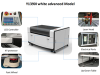 Pour découpeuse laser CO2 SENFENG Y1390, machine CNC 1610, nouvelle découpeuse laser numérique automatique pour bois, caoutchouc, prend en charge les graphiques IA